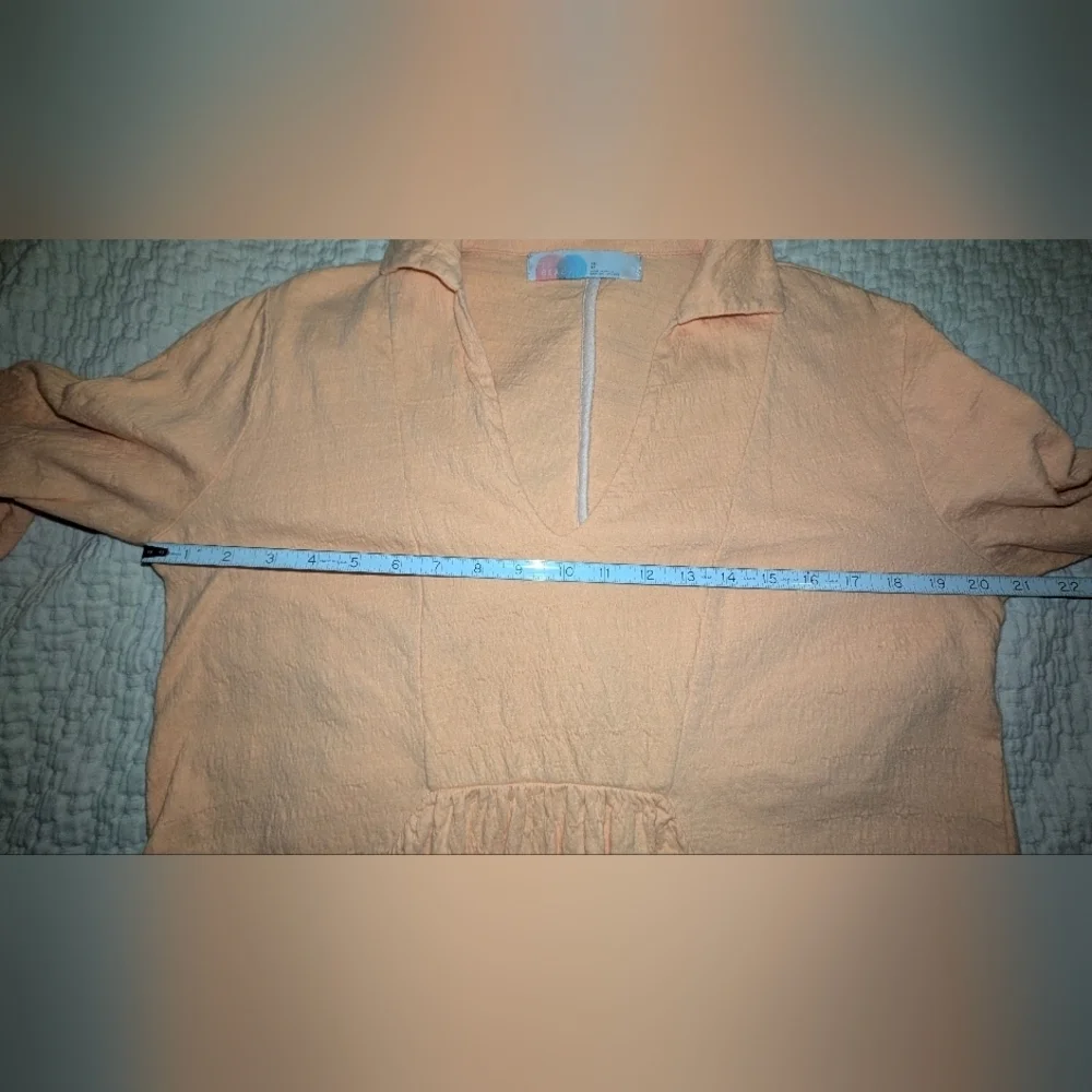 Free People Hudson Mini Dress peach color size XS